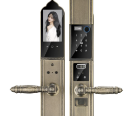 Khóa cửa gỗ đại sảnh Hyundai HY-SLC8817 Bronze Face ID