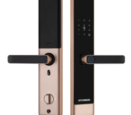 Khoá vân tay cửa gỗ Hyundai HY-SL007 Rose Gold App wifi